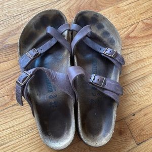 Birkenstock Mayari women’s leather sandals